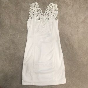 BRAND NEW lacy dress with beautiful back!